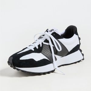 New Balance 327 Black & White Size 8